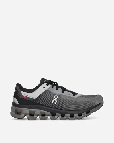 On Cloudflow 4 Rubber-trimmed Mesh Running Sneakers In Gray
