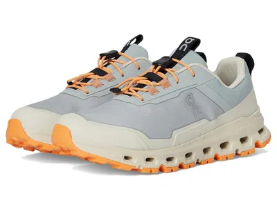 On Cloudhero Waterproof (big Kid) Kid's Shoes Glacier/cream : 4 Big Kid M, Synthetic In Gray
