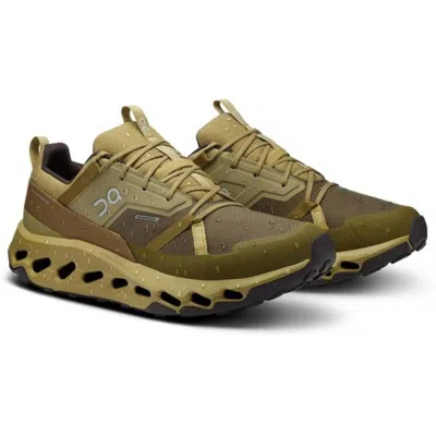 On Cloudhoriz 3me10052310 Sneakers Safari Olive Waterproof Hiking Shoes In Green