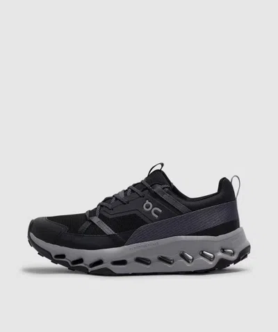 On Cloudhoriz Sneaker In Black - Alloy