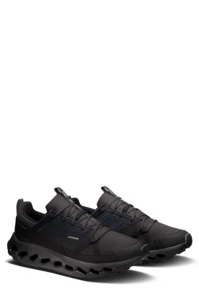 On Cloudhoriz Waterproof Hiking Shoe In Black