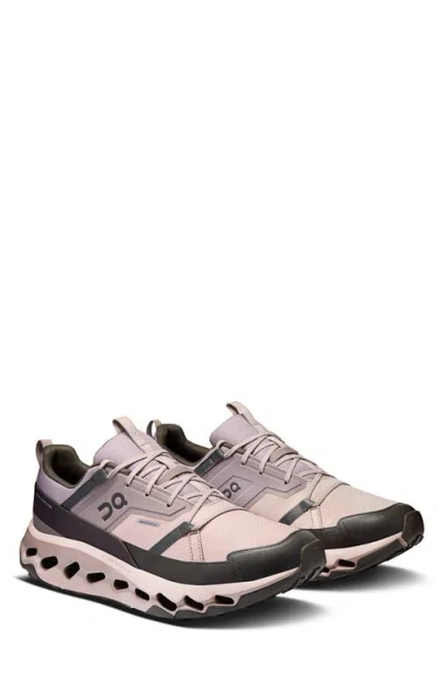 On Cloudhoriz Waterproof Hiking Shoe In Gray
