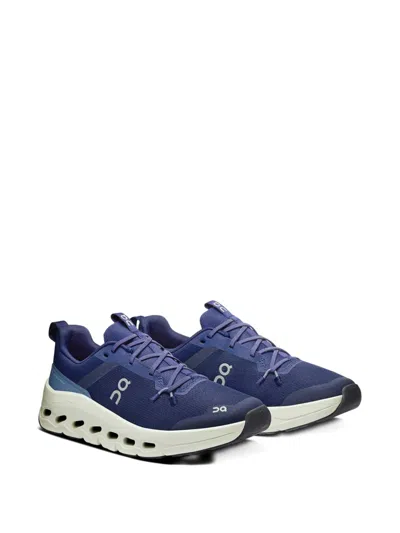 On Kids' Cloudleap Lace-up Sneakers In Blue