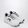 On Women's Cloudmster Road Running Sneakers In All White In White