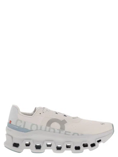 On Cloudmster Perforated Nyl Sneakers In Blue