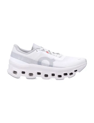 On Cloudmster 1 Cloudtec Cushiing Fabric Sneakers In White