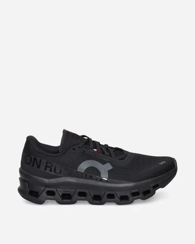 On Cloudmster 2 Rubber-trimmed Mesh Running Sneakers In Black