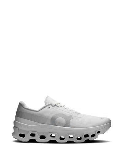 On Cloudmster 1 Sneakers With Hidden Eyelets And Advanced Cushiing In White