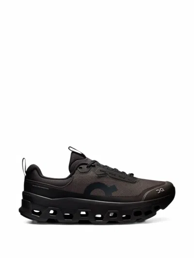 On Cloudmster Void Rubber-trimmed Mesh Running Sneakers In Black