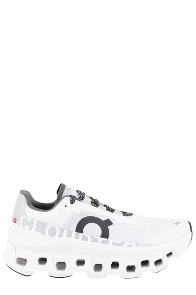 On Cloudmster In All White