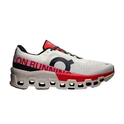 Pre-owned On Cloudmster 2 'ivory Silver Red' | Cream | Men's Size 10 In White