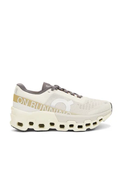 On Cloudmster 2 Sneaker In Cream & Ice