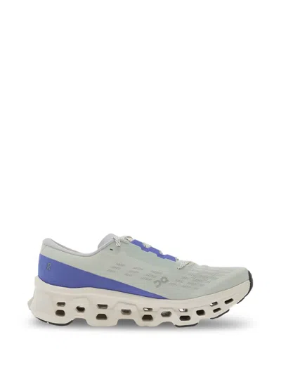 On Cloudmster 3 Logo Mesh Sneakers In Gray