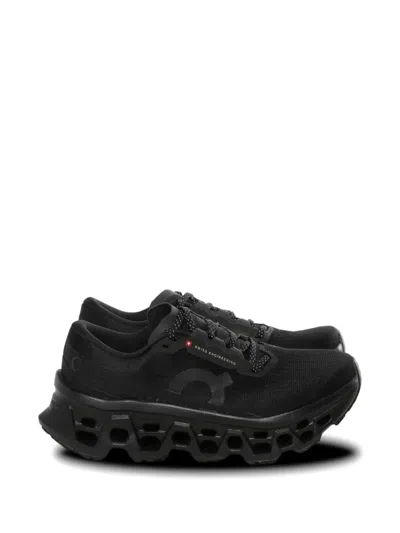 On Cloudmster 3 Logo-print Sneakers In Black