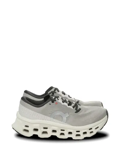 On Cloudmster 3 Logo-print Sneakers In Gray