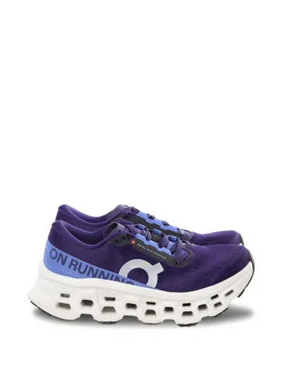 On Cloudmster 3 Logo-print Sneakers In Blue