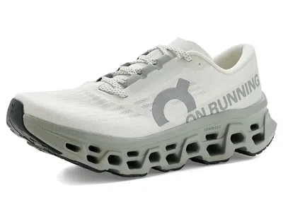 On Cloudmster 3 Logo-print Sneakers In White