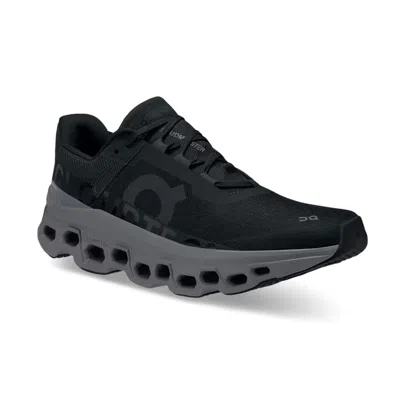 ON ON CLOUDMONSTER 61-99024 SNEAKERS WOMEN'S 8.5 BLACK ROAD RUNNING SHOES ZPO3600