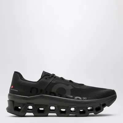 ON ON | CLOUDMONSTER BLACK LOW SNEAKER