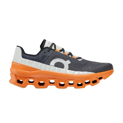 Pre-owned On Cloudmster 'eclipse Turmeric' In Grey