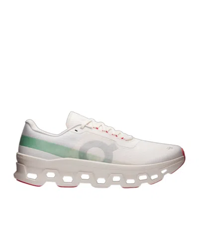 On Cloudmster Logo Sneakers In White