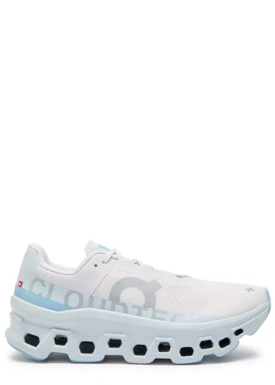 On Cloudmster Mesh Panelled Sneakers In Frost/wash