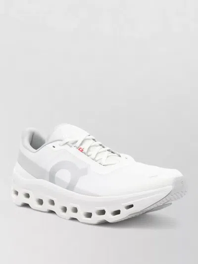 On Cloudmster E Sneakers Mesh Upper Round Toe In White