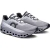 On Cloudmster Rubber-trimmed Mesh Running Sneakers In Gray