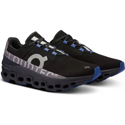 On Cloudmster Running Shoe In Magnet/shark
