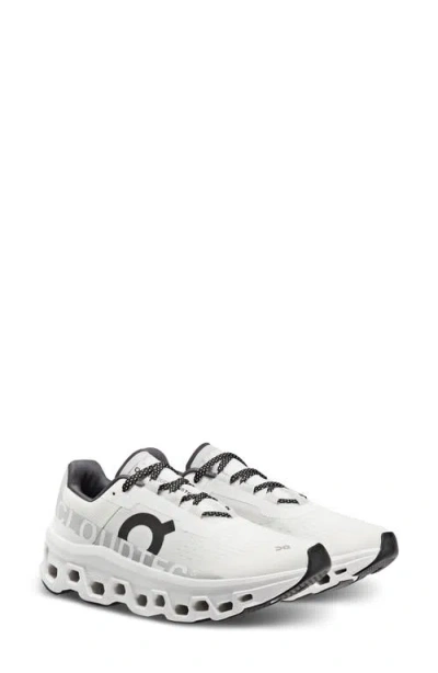 On Cloudmster Running Shoe In White