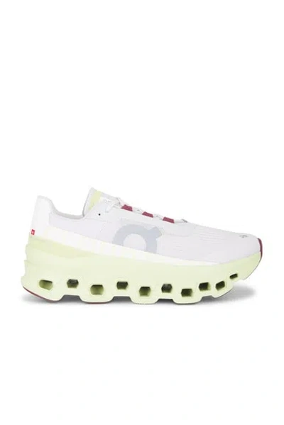 On Cloudmster Sneaker In Frost Acacia