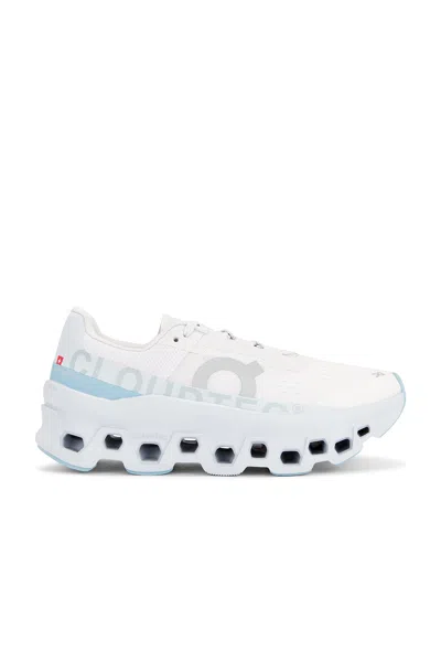 On Cloudmster Perforated Nyl Sneakers In Blue