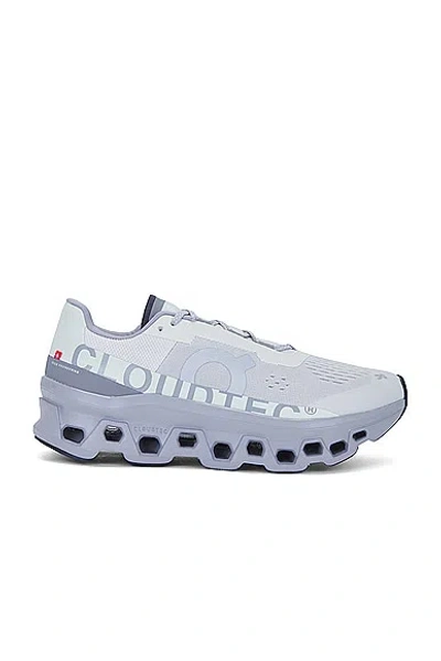 On Cloudmster Sneaker In Mist | Blueberry
