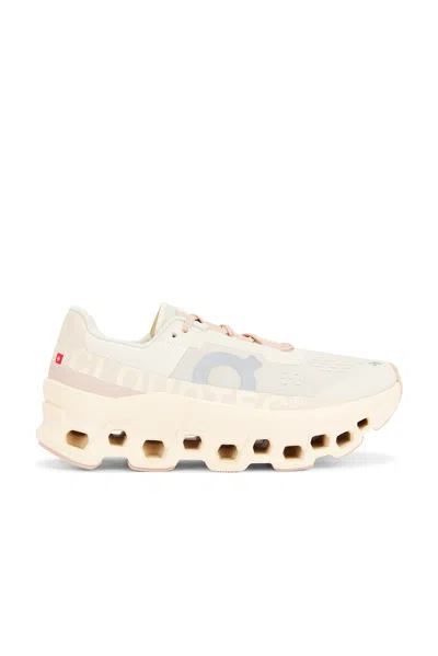 On Cloudmster Sneaker In Mo & Fawn