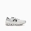 On Cloudmster Lace-up Sneakers In White