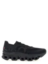 On Cloudmster Rubber-trimmed Mesh Running Sneakers In Black