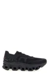 On Cloudmster Void Rubber-trimmed Mesh Running Sneakers In Black