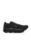On Cloudmster Void Rubber-trimmed Mesh Running Sneakers In Black
