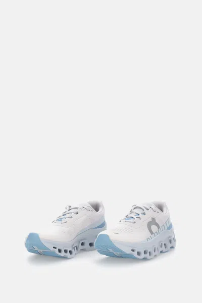 On Cloudmster Perforated Nyl Sneakers In Blue