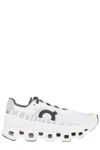 On -running Womens All White F Cloudmster Cushied Chunky-soled Mesh Low-top Trainers In White
