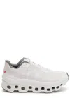On Lightweight Grey Sneakers With Breathable Upper In White