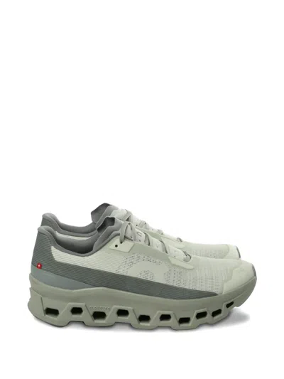On Cloudmster Void Perforated Sneakers In Gray