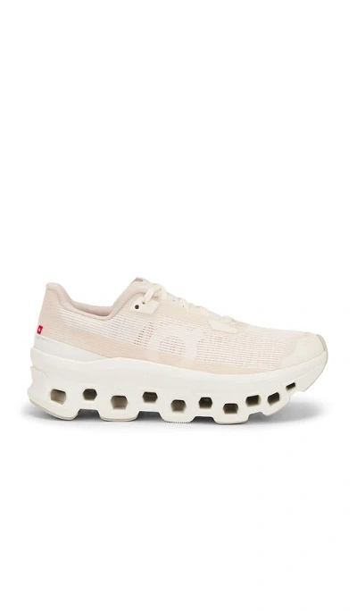 On Cloudmster Void Sneaker In Dew/ivory