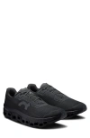 On Running Black Mesh Cloudmster Sneakers In Black