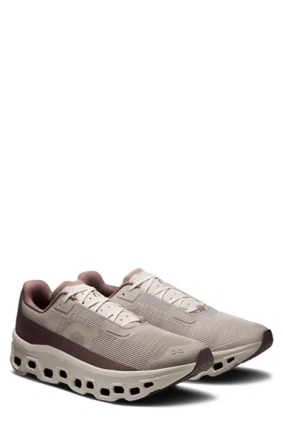 On Cloudmster Void Perforated Sneakers In Gray