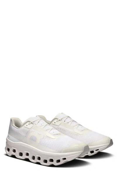On Cloudmster Void Sneaker In White
