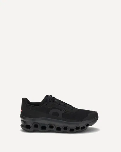 On Cloudmster Void Sneakers In Black