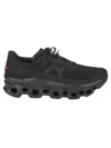 On Cloudmster Void Rubber-trimmed Mesh Running Sneakers In Black