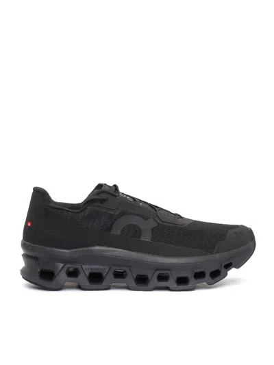 On Cloudmster Void Sneakers In Black