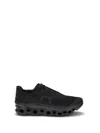 On Cloudmster Void Rubber-trimmed Mesh Running Sneakers In Black